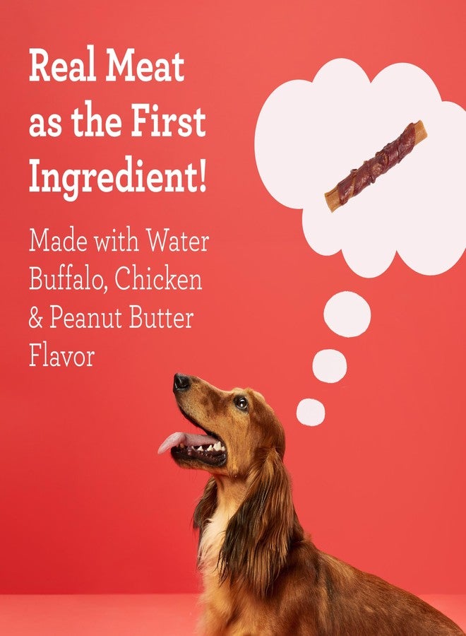 DreamBone High Protein Rolls for Dogs, 10 Count, Treat Your Dog to Easy-to-Digest Rawhide-Free Chews Made with Real Water Buffalo, Chicken and Peanut Butter Flavor - Image 3